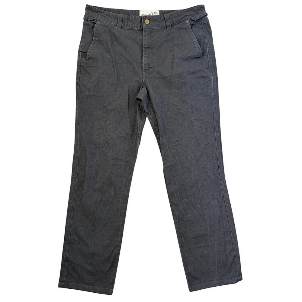 Duck Camp Cordura Fabric Gray Slant Pocket Men’s Pants Size 34R